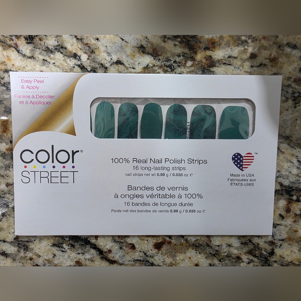 2/$10 Color Street Better Late Than Feather Nail Strips